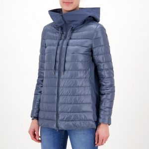 NWOT Herno Nylon Puffer size 48/L gray/blue